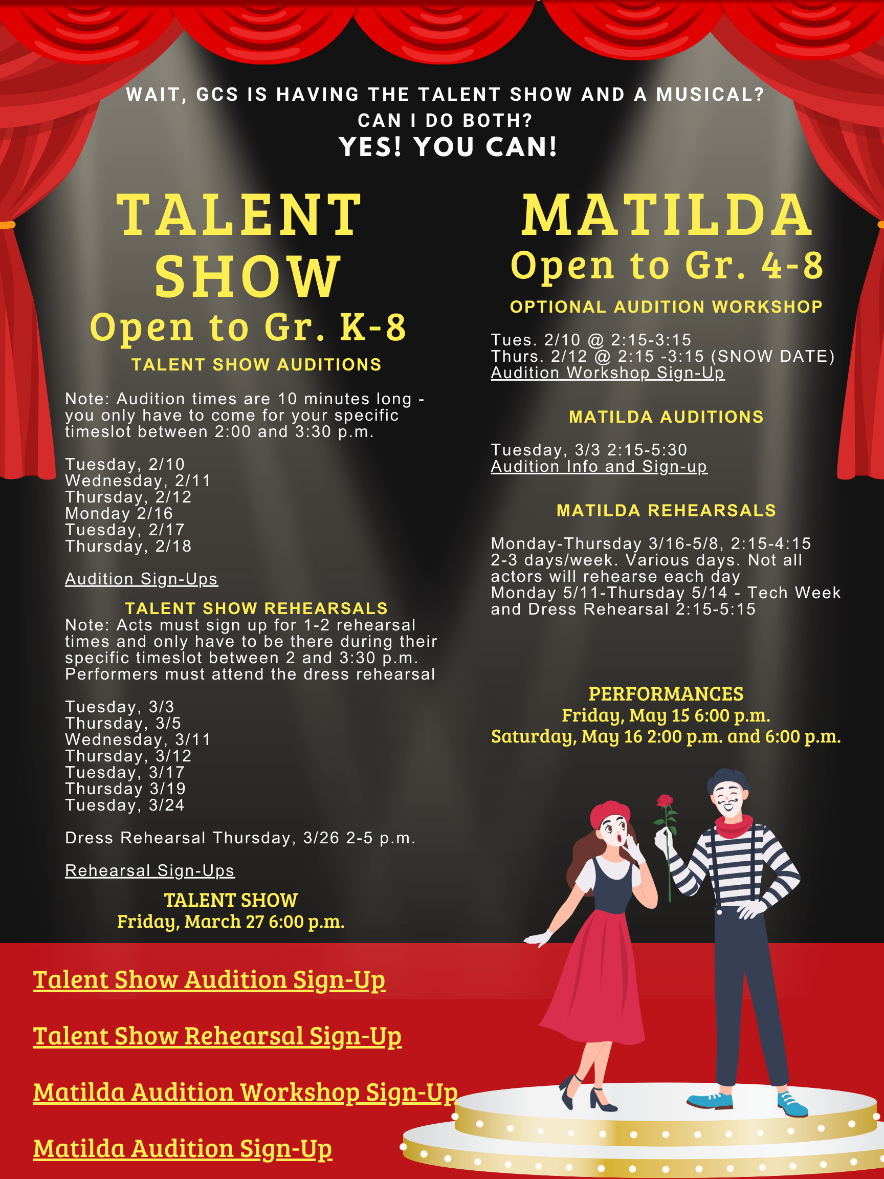 Talent Show vs. Matilda